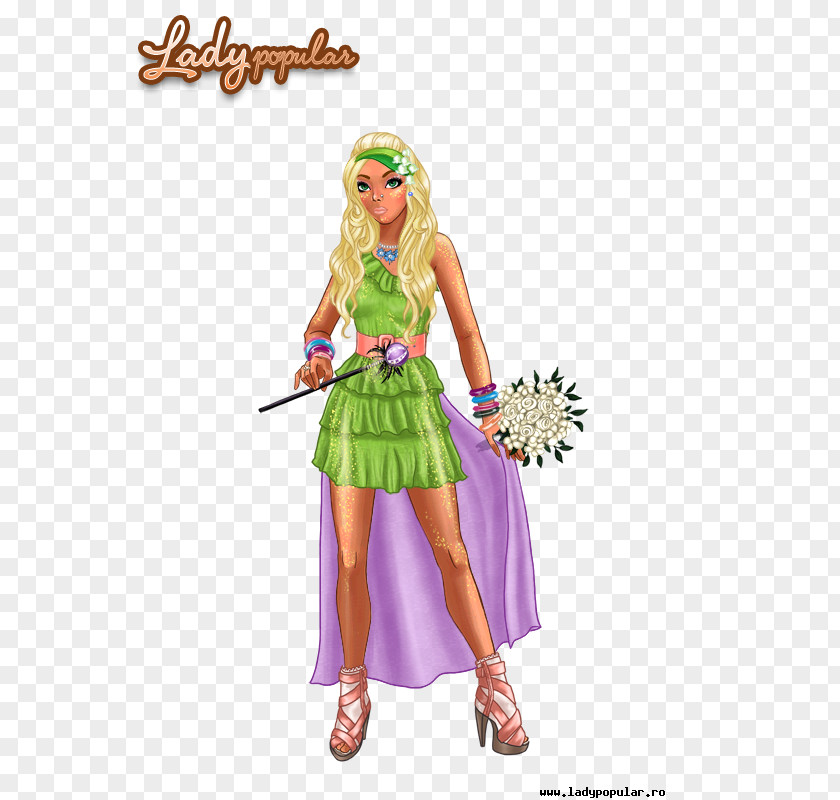 Barbie Lady Popular Cartoon Character Figurine PNG
