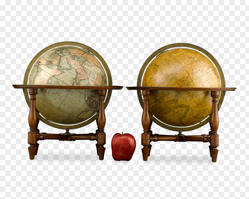 Globe Celestial 19th Century J. & W. Cary Table PNG