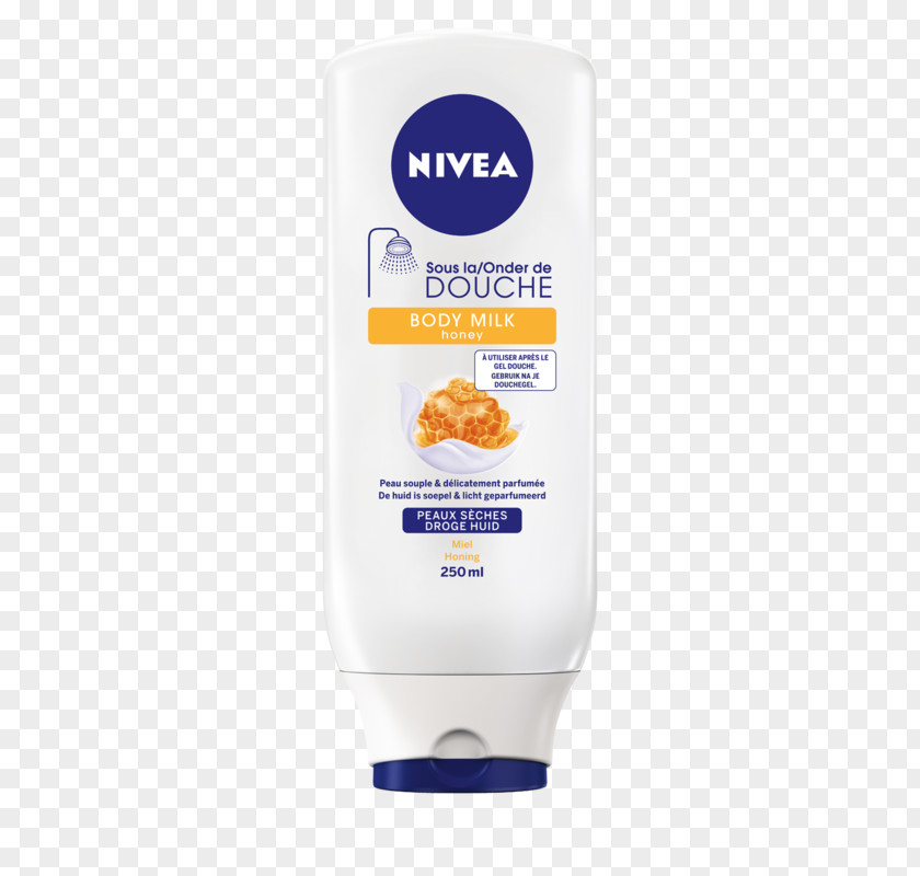 Milk Honey Nivea In-Shower Nourishing Body Lotion Cream NIVEA Skin Firming Hydration PNG