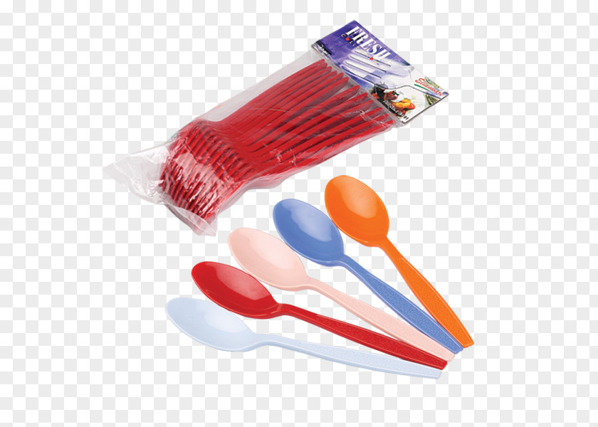 Mixed Colors Spoon Plastic Brush PNG