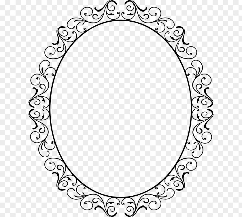 Frame Pattern Picture Frames Borders And Oval Clip Art PNG