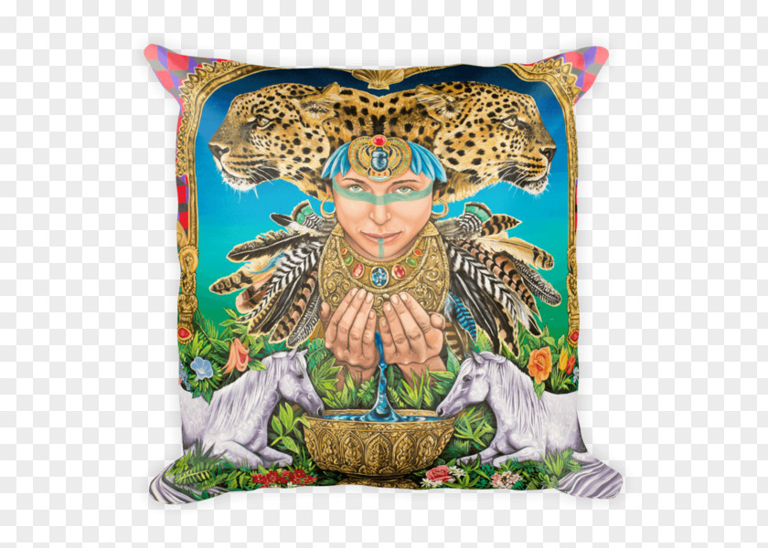Pillow Throw Pillows Cushion Painting Water PNG