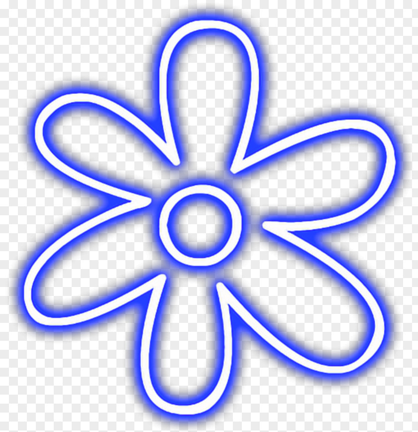 Plant Symbol Blue Circle PNG