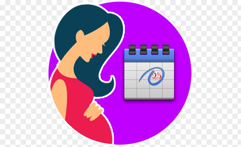 Pregnancy Test Calendar Woman Childbirth PNG