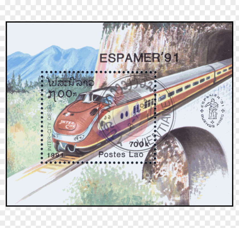 Train Postage Stamps Rail Transport Portugal Taobao PNG