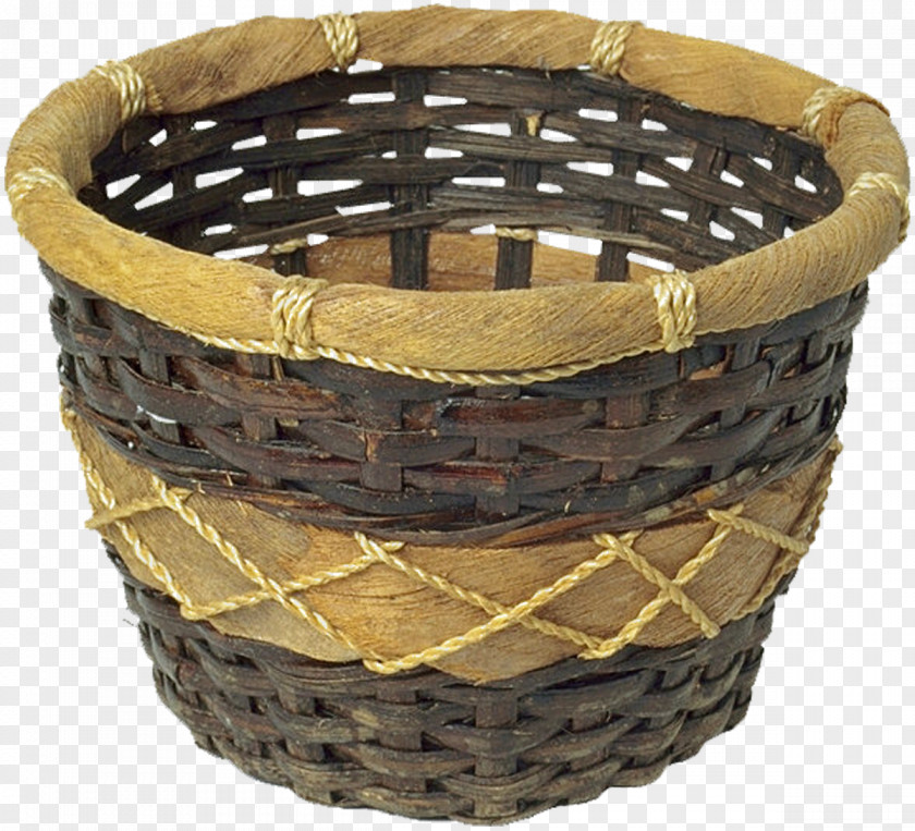 Wicker Basket Clip Art PNG