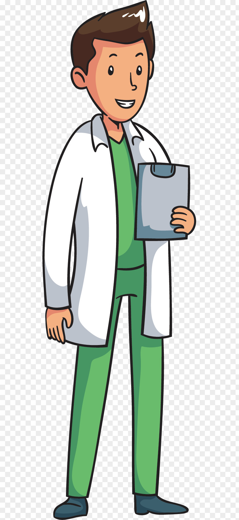 Cartoon Smile Doctor Drawing Animation Clip Art PNG