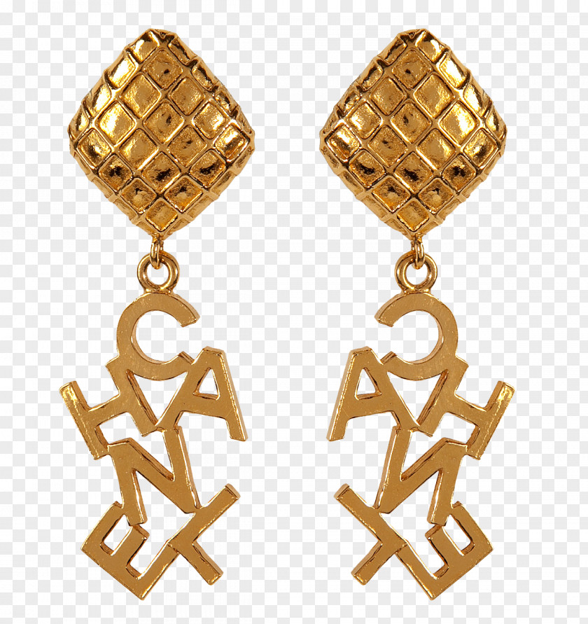 Gold Chain Chanel Earring Jewellery Clothing PNG