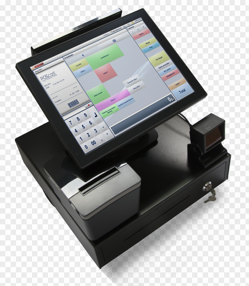 Printer Kassensystem Blagajna Computer Monitor Accessory Cash Register PNG
