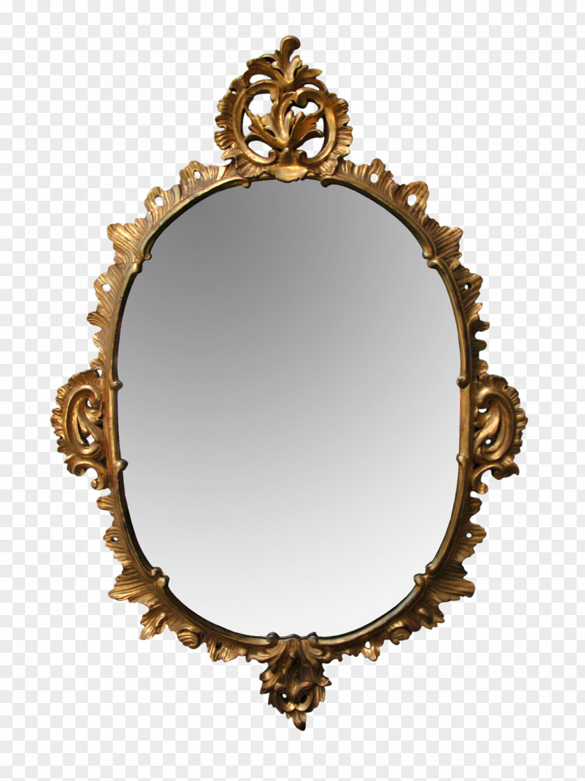 Rococo Rocaille Mirror Baroque Picture Frames PNG