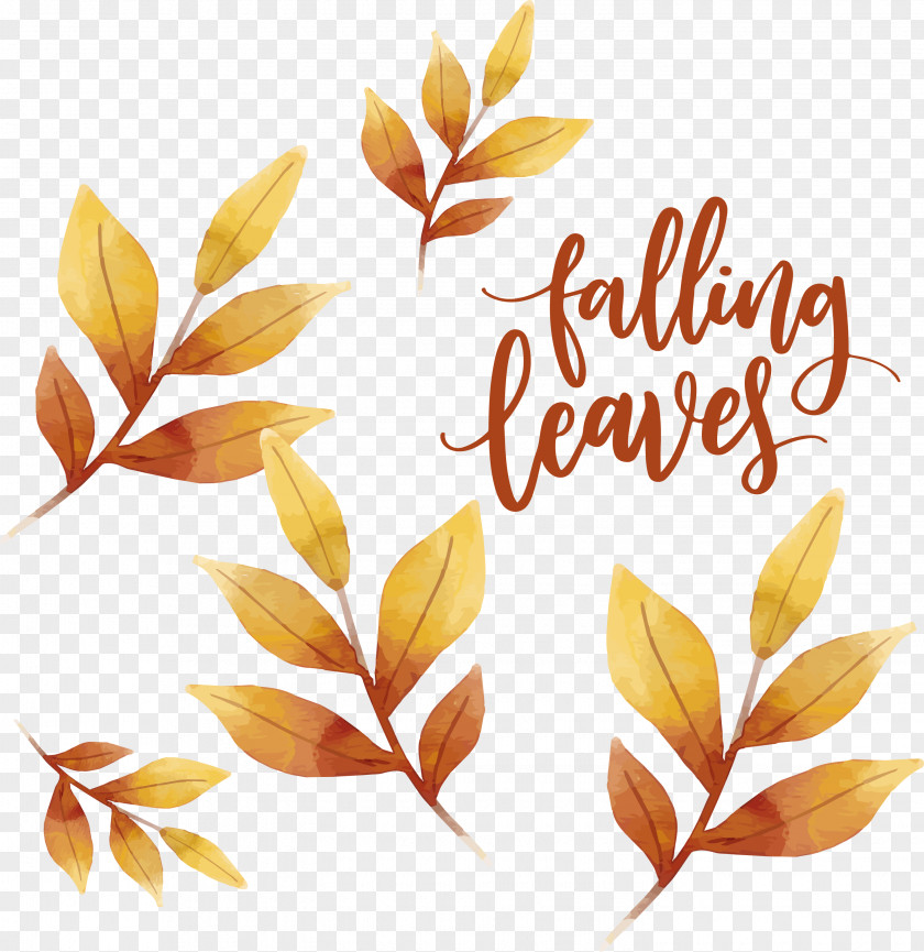 Autumn Leaves Are Falling Four-leaf Clover Download Icon PNG