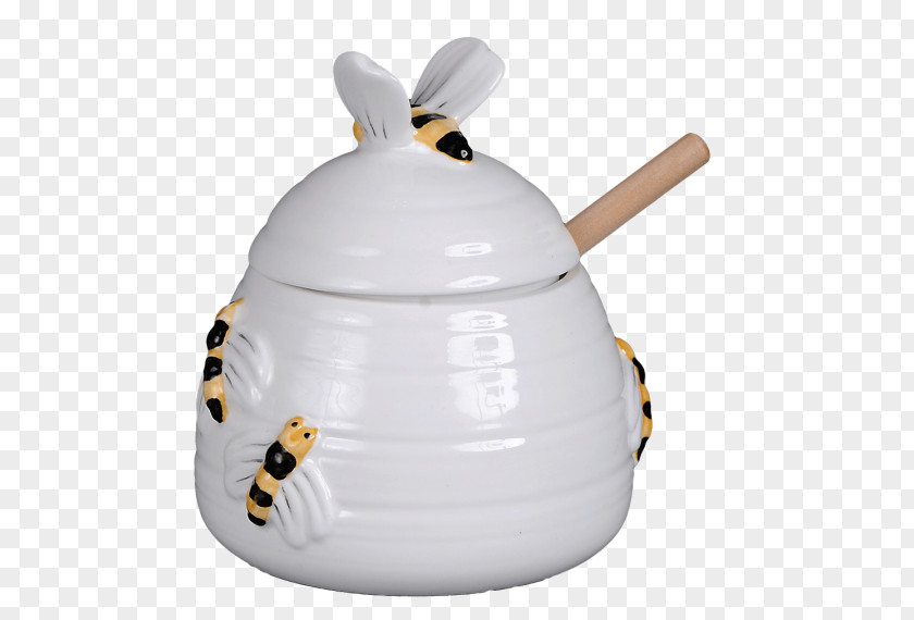 Bee Rum Swizzle Cream Tea Honeypot PNG