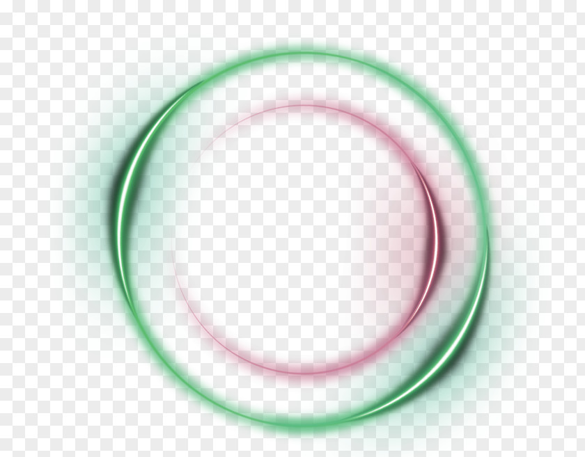 Green Circle Light Effect Element PNG circle light effect element clipart PNG