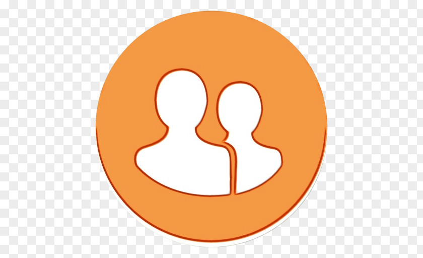 Orange Symbol Social Media Logo PNG
