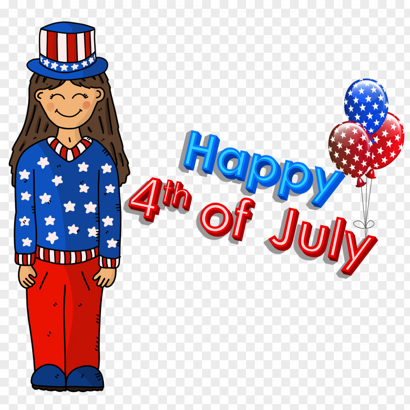 Party Supply Cartoon Fourth Of July Background PNG