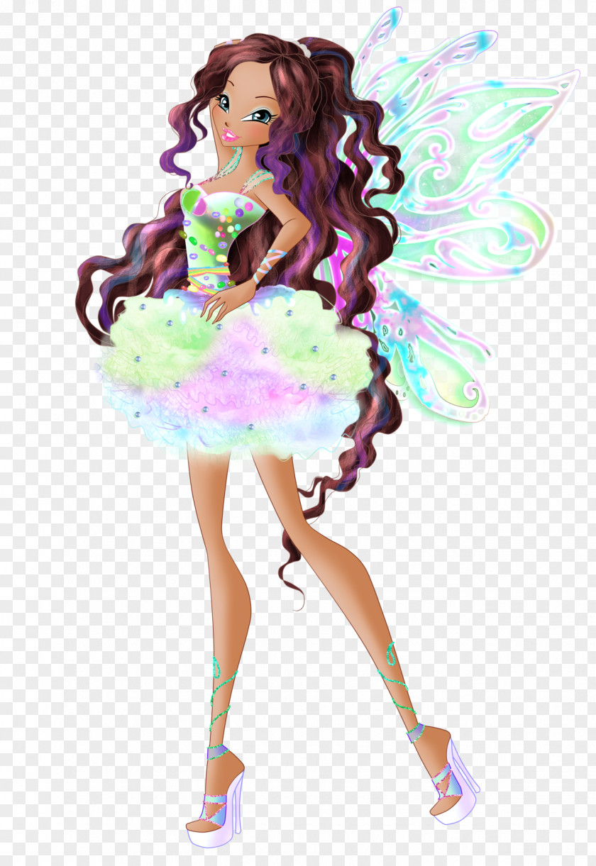 Season 1Green Hair Aisha Tecna Flora Musa Winx Club PNG