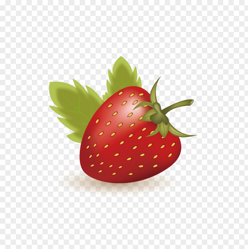 Vector Red Strawberry Berry Food PNG
