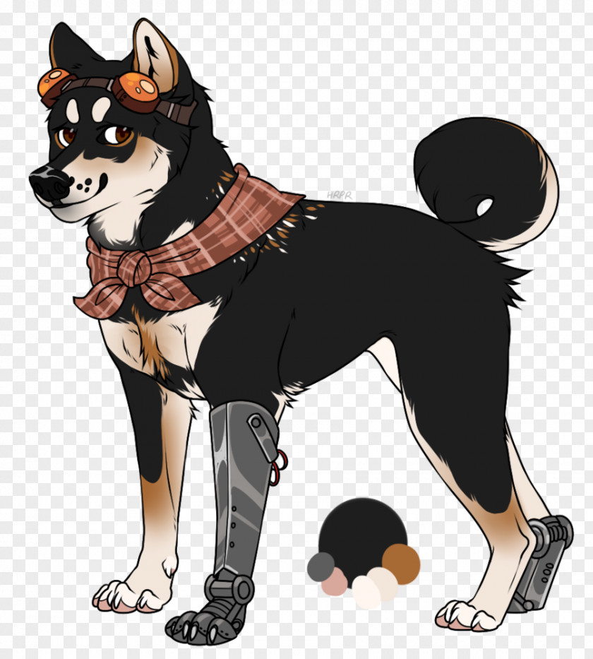 Aesthetic Design Dog Breed Cartoon Character PNG