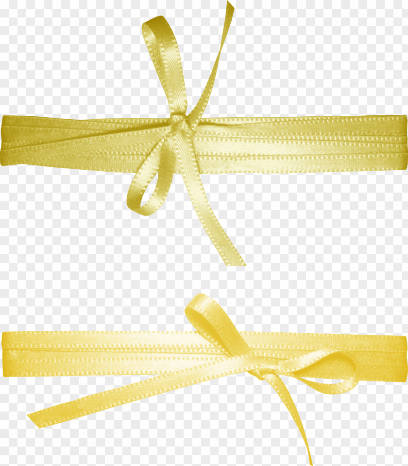 Gift Yellow Ribbon Bunt Clip Art PNG