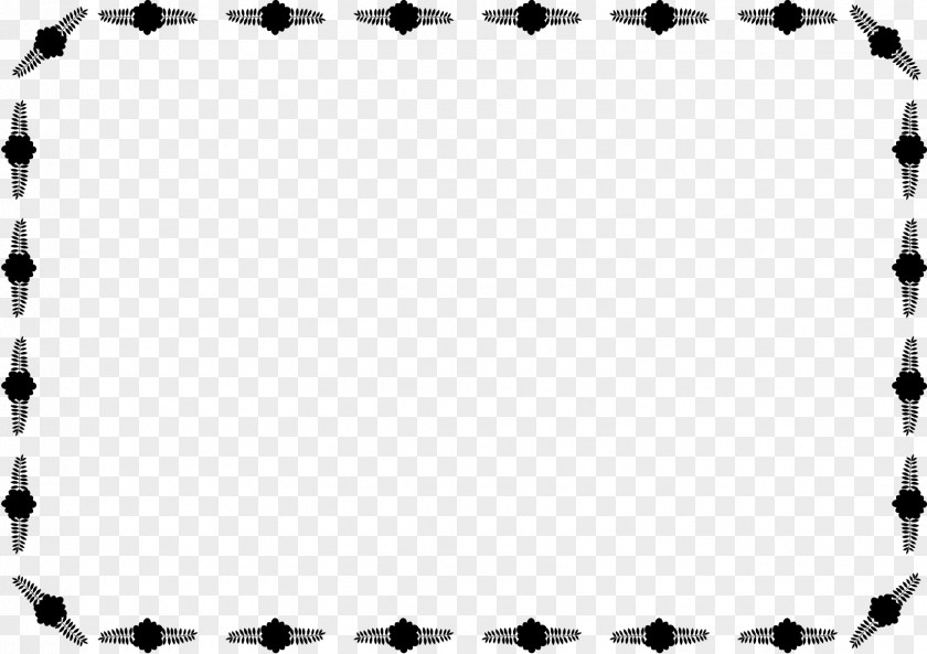 M Pattern Picture Frames Point Line Black & White PNG