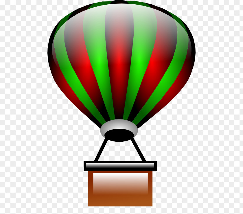 Spicy Pennant Hot Air Balloon Clip Art Image PNG