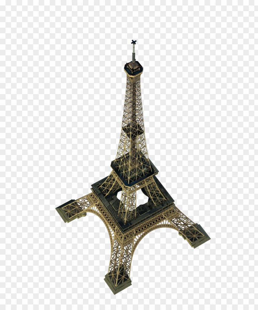 Eiffel Tower Champ De Mars Low Poly 3D Computer Graphics PNG