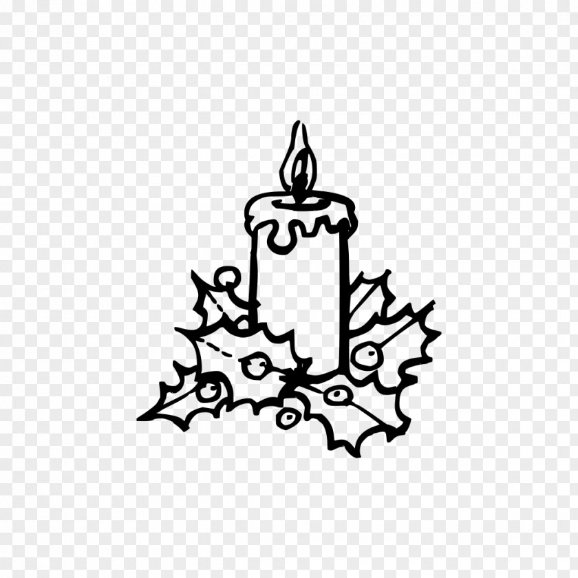Line Art Coloring Book Candle Logo PNG