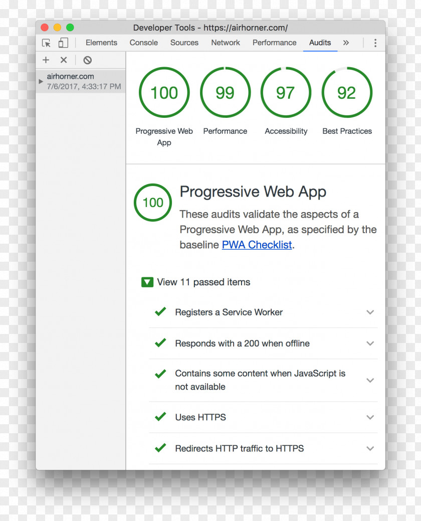Score Update Web Page Progressive Apps Debugging Google Chrome PNG