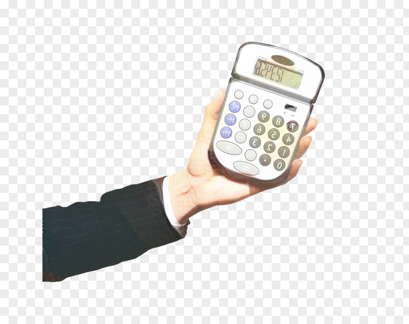 Calculator Product Design Finger PNG