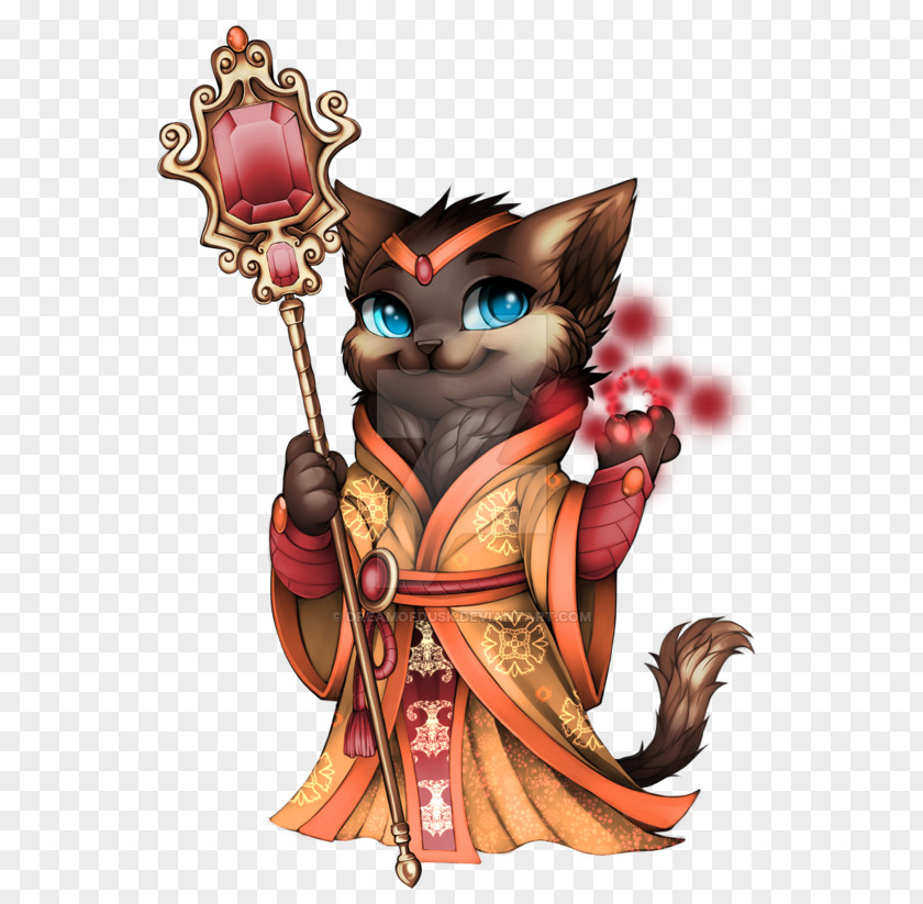 Cat Sorcerer Pusheen Tail Mythology PNG
