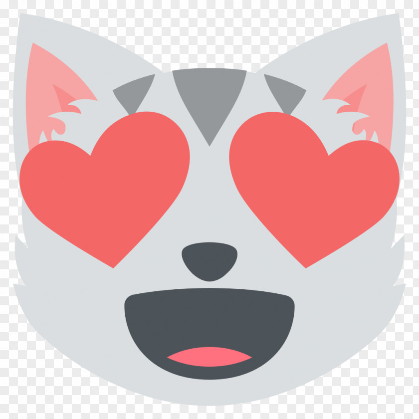 Heart Emoji Cat Felidae Kitten Eye PNG