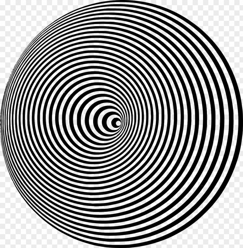 Illusion Optical Optics Op Art Circle PNG