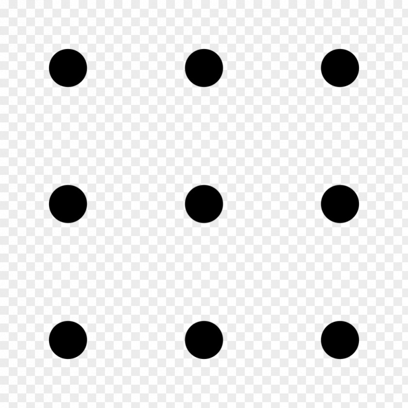 Polka Dot Blackandwhite Pencil PNG