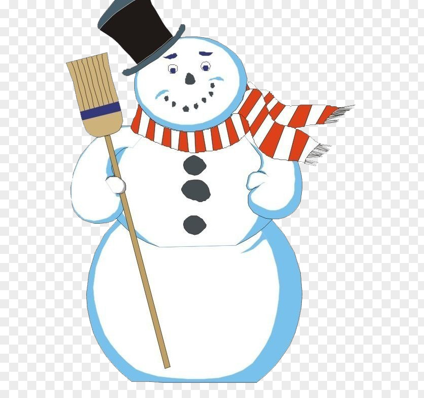 Snowman Scarf Clip Art PNG