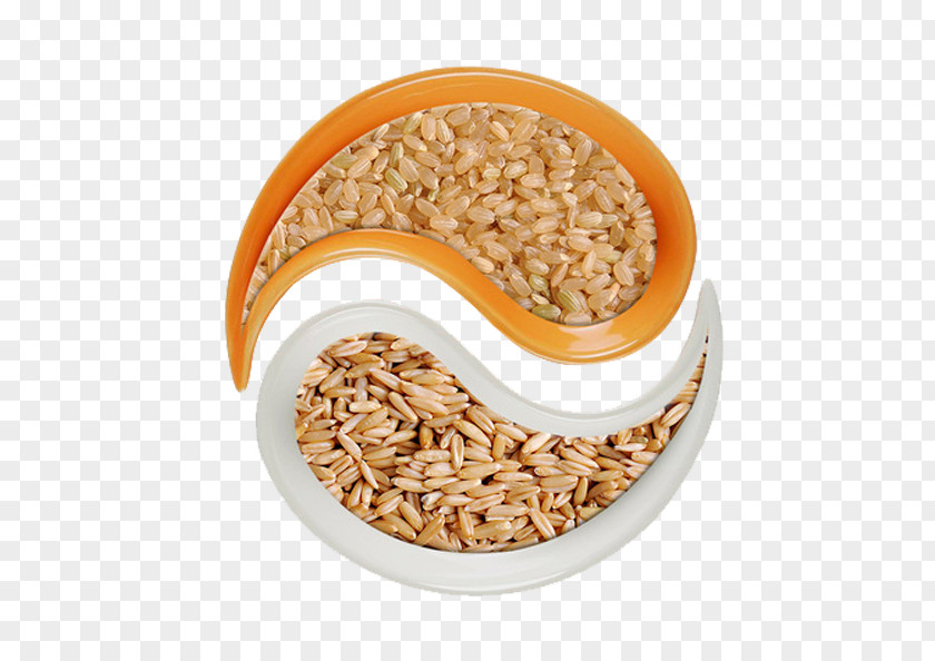 Yin And Yang Fish Oats Cereal Oat PNG