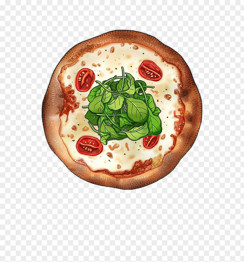 Delicious Pizza Visual Arts Kal-guksu Food Illustration PNG