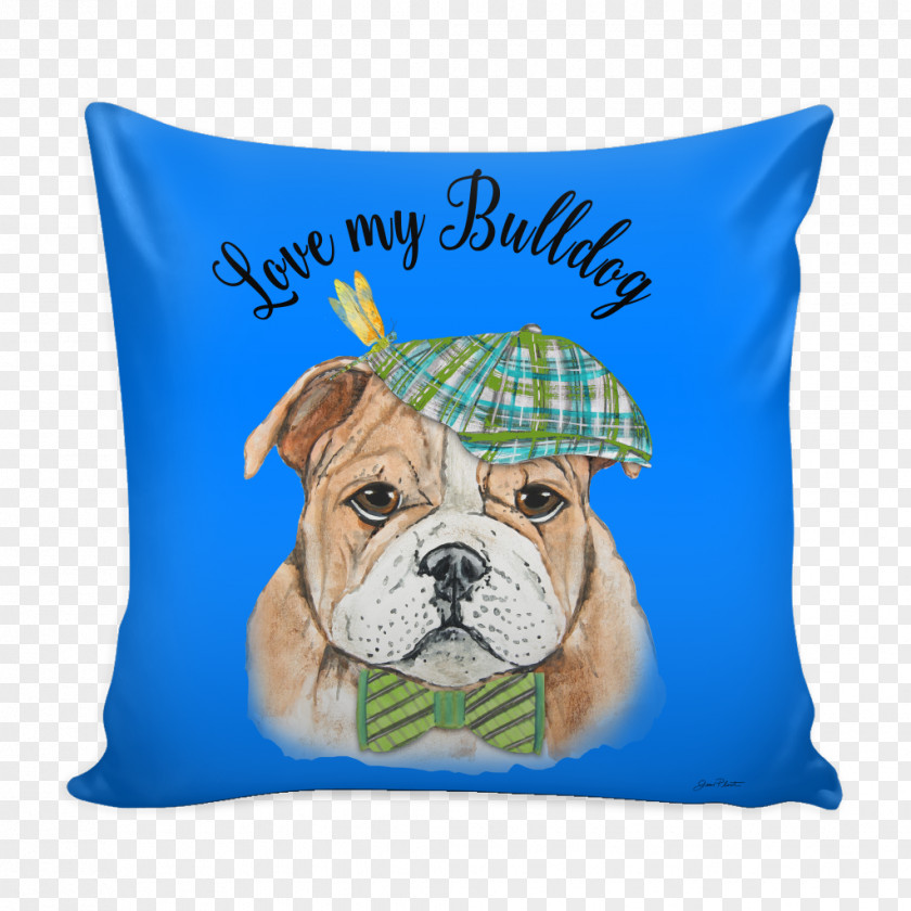Love Pillow Bulldog Chihuahua Dog Breed Art PNG