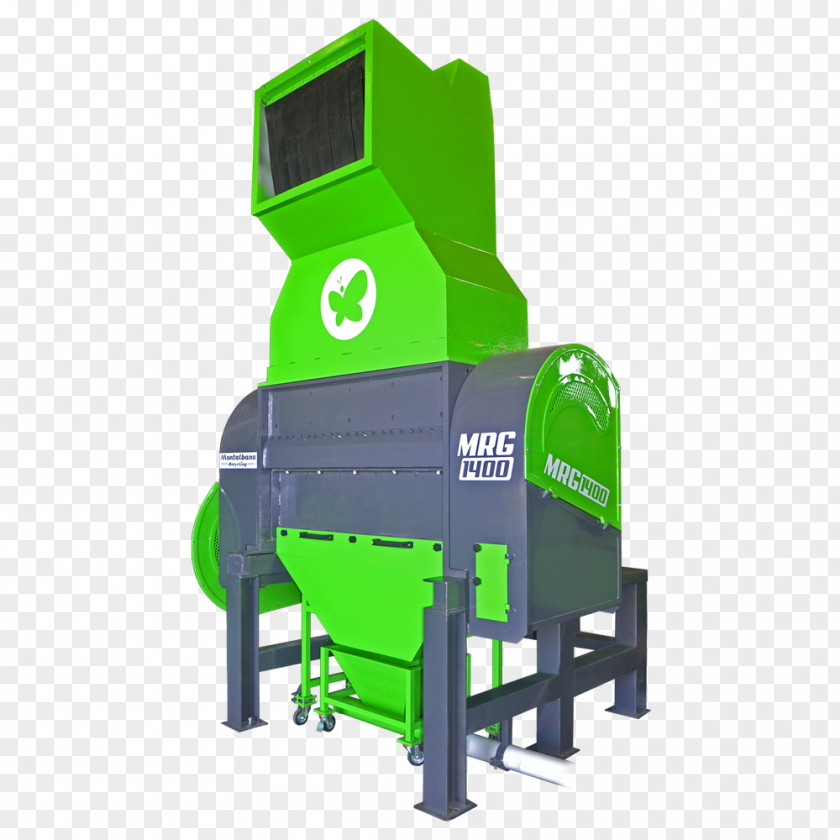 Machine Mill Industrial Shredder Recycling Plastic PNG