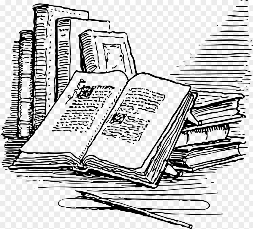 Old Book Illustration Drawing Clip Art PNG