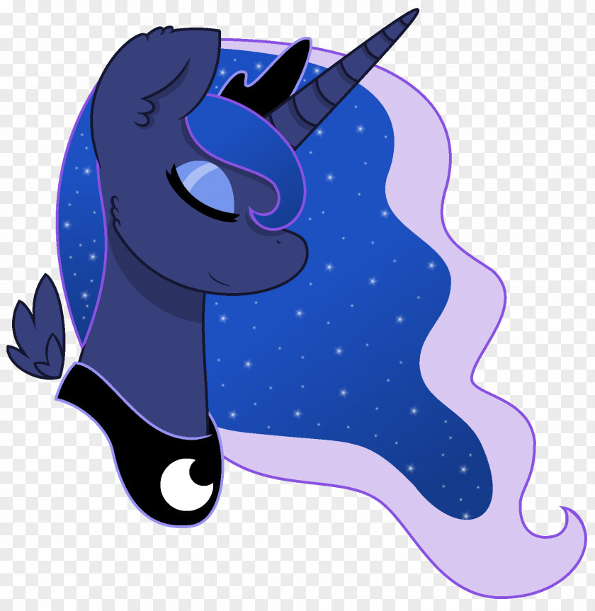 Princess Cobalt Blue Purple Horse Violet PNG