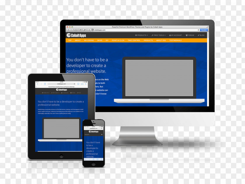 Product Framework Responsive Web Design Website Builder Page PNG