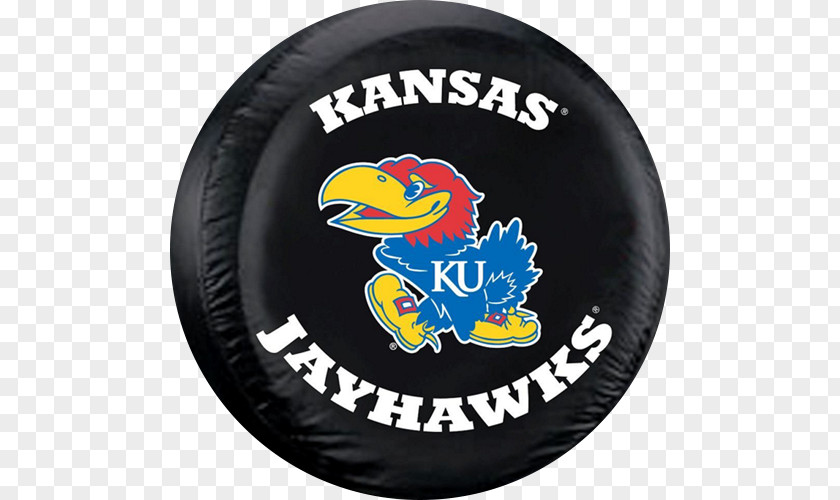 Standard Size National Collegiate Athletic AssociationSpare Tire Spare Kansas Jayhawks Black Cover PNG