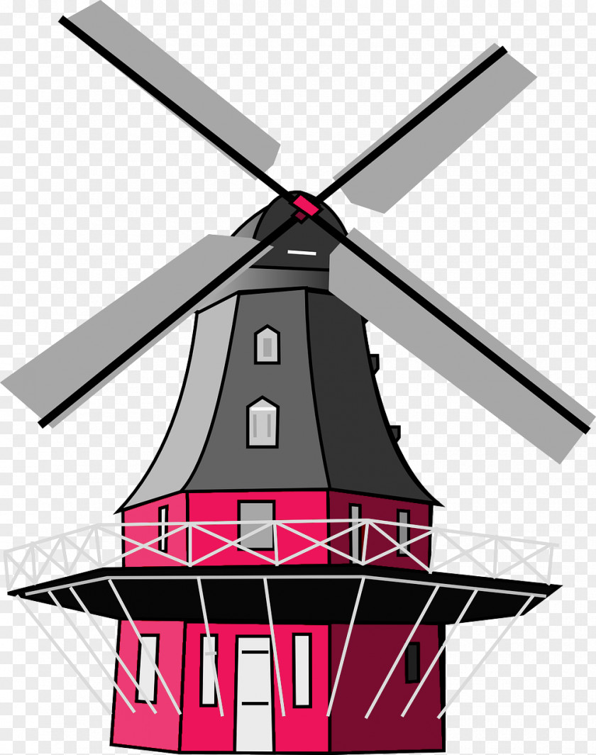 Wind Netherlands Windmill Clip Art PNG