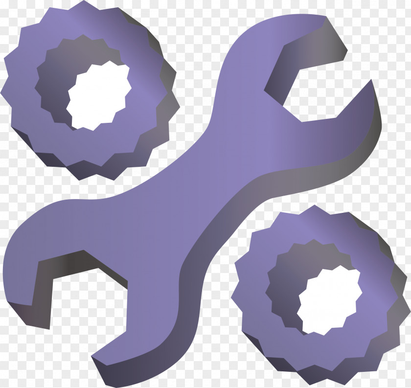 Wrench Vector Element PNG