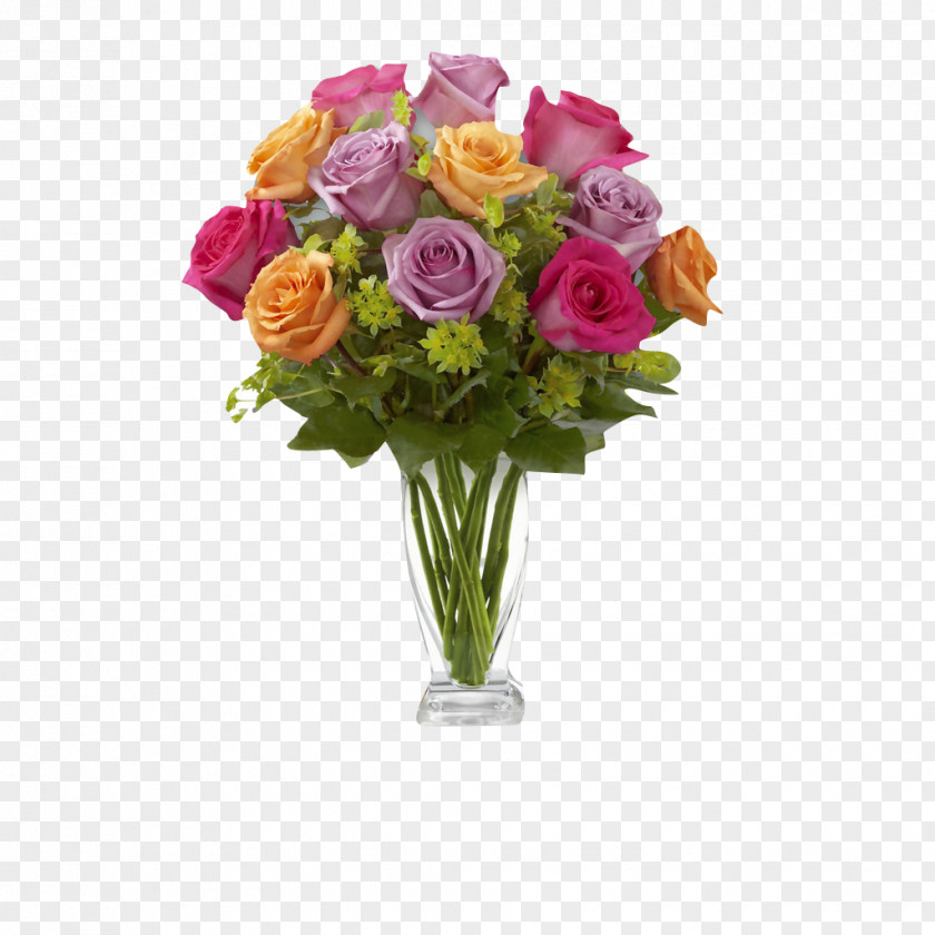 Bouquet Flower Rose FTD Companies Vase PNG