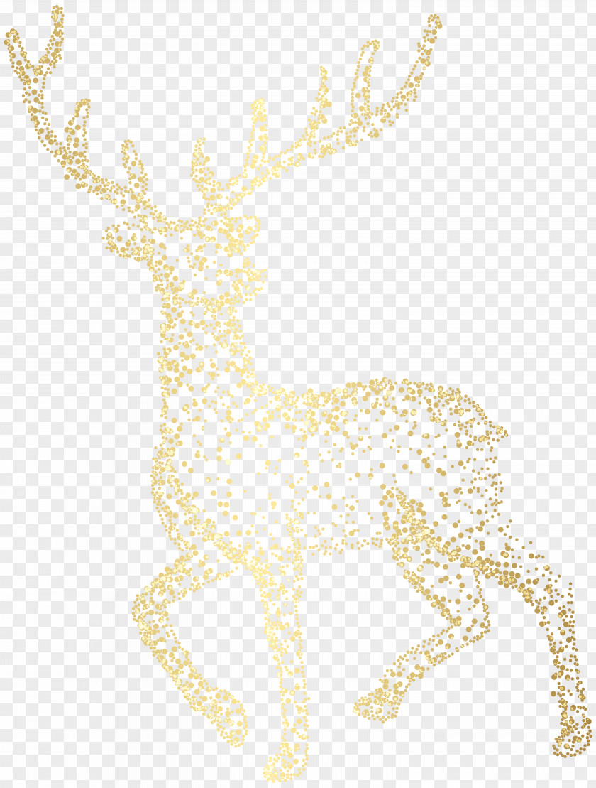 Christmas Deer Ornament Clip Art Reindeer Visual Arts Giraffe Antler Pattern PNG