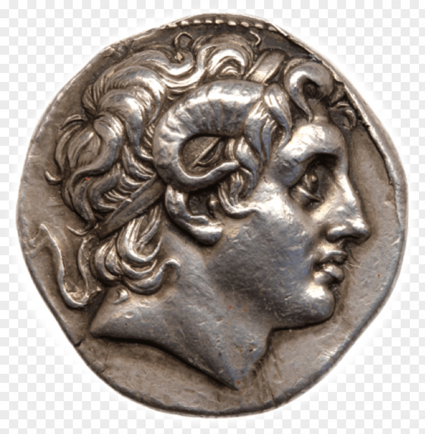Coin Gold Tetradrachm Zeus Ammon PNG