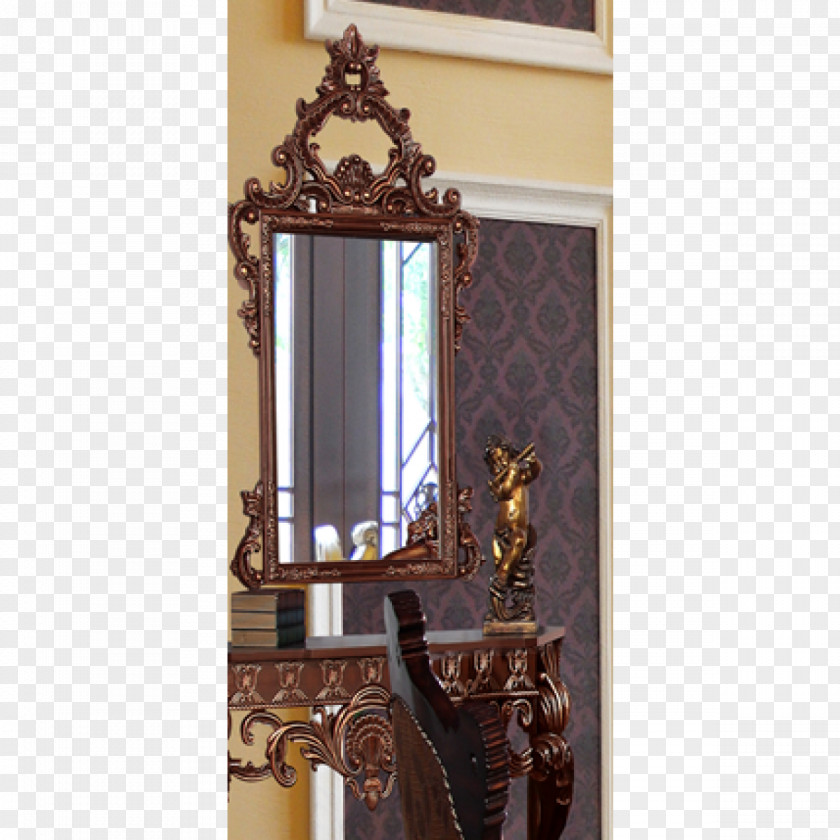 Mirror On The Wall Furniture Table Light Antique PNG