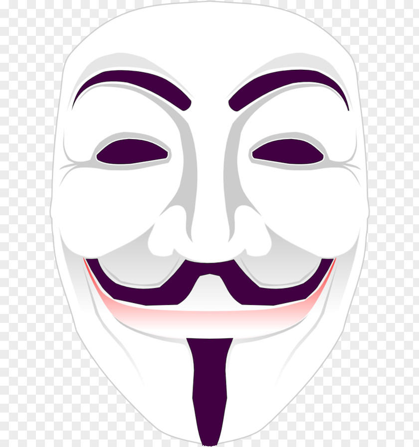 Anonymous Gunpowder Plot Guy Fawkes Mask Clip Art PNG