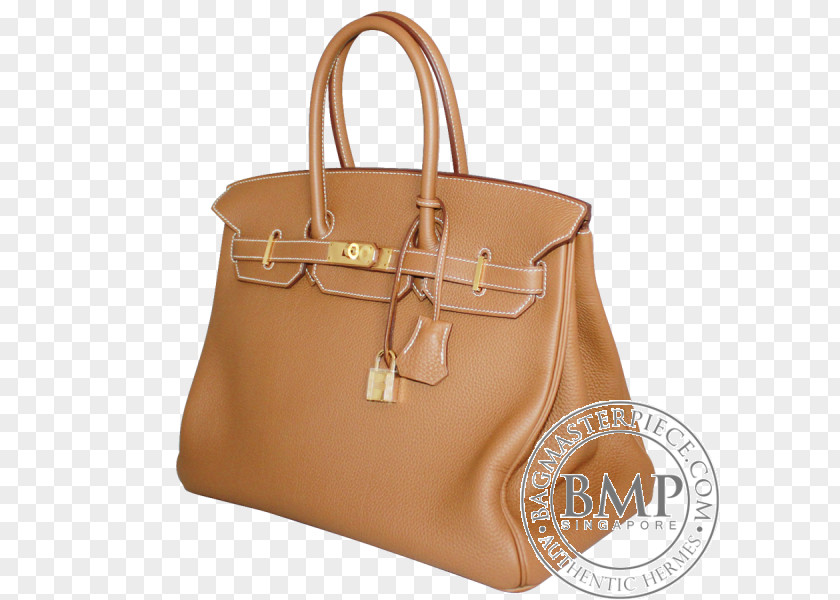 Cognac Tote Bag Birkin Leather Hermès Handbag PNG